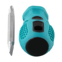Destornillador De Mano Mini Portátil Con Punta De Llano Y Cruzado Herramienta De Mantenimiento Manual De Acero De Aluminio Con Mango - details 3