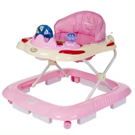 Andador Kikka Boo Numbers Rosa Claro - 1
