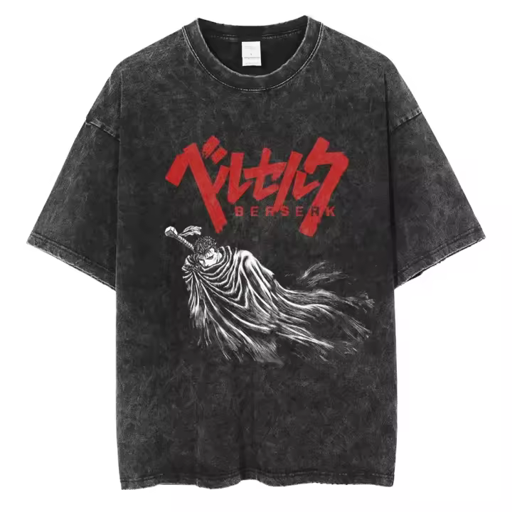 Camiseta Vintage Con Imagen De Caballero Esqueleto Para Hombres Y Mujeres Camiseta De Algodón Con Estilo Hip Hop Para Verano Camiseta De Calle Washed Casual Sin Capucha Manga Corta - 1