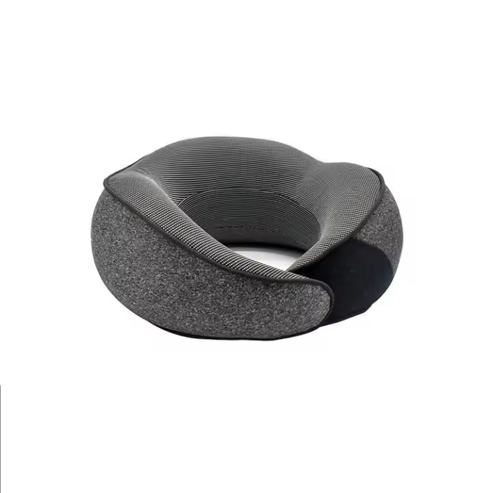 Almohada De Cuello Para Viaje En Coche Espuma De Memoria U-Shaped Portátil Almohada De Cabeza Ajustable Para Dormir Y Masaje En Viajes - 1