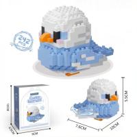 Mini Bloques De Construcción 3D Serie Pájaro Bonito Modelo De Perro Pollo En Ladrillos Juguete Decorativo Para Mesa Regalos Para Niños - details 17