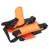 Almohadilla Ajustable Para Motosierra Doble Encaje Con Correa De Hombros Para Cortacésped Protector De Jardín Color Ámbar - details 6