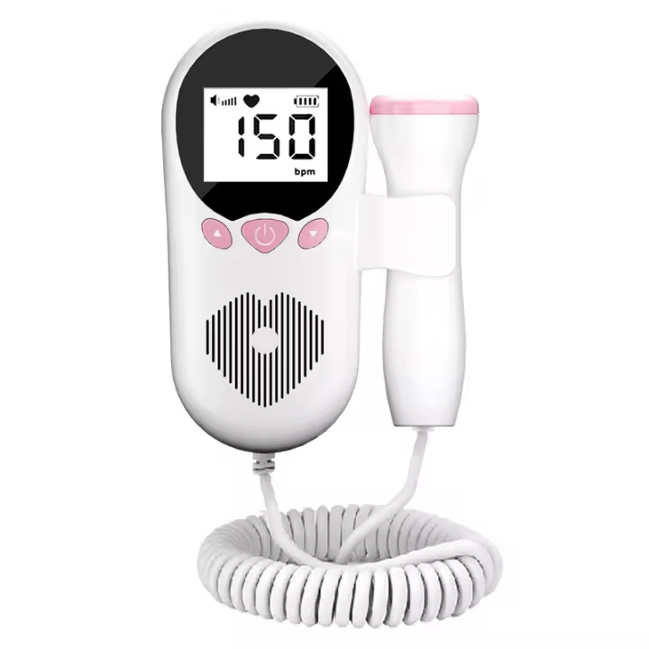 De Ritmo Cardíaco Fetal Ultrasonido 3,0 MHz Detector De Latidos Del Bebe Para Embarazadas De Monitoreo Doppler Device - 1