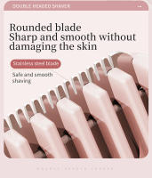 Rasuradora Eléctrica Para Mujer Epilador Corporal Recargable Eliminador De Vello Para Bikini Piernas Axilas Y Cara - details 8