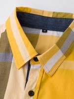Camisa Casual De Patoleta Y Cuadros Fredd Marshall Para Hombre 100% Algodón Manga Larga Botones Social Tops Moda 2023 - details 5