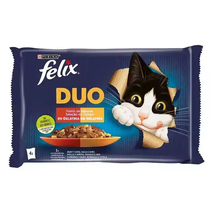 FELIX DUO Festín de Sabores en Gelatina (48 x 85 gr) - 1