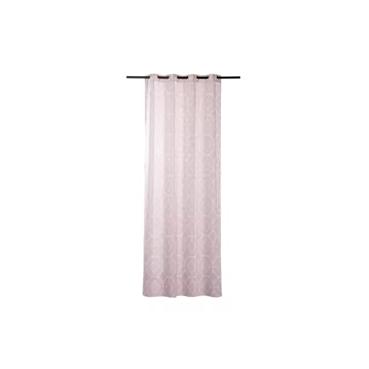 Adda Home Visillo Lino Formas Geométricas 140x270 Cm - Decoración de Interiores - 1