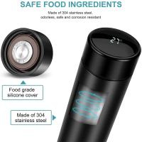 Termo Inteligente 500ML Con Pantalla De Temperatura Acero Inoxidable Vaciado Aislado Para Café Taza De Agua Con Mostrador De Temperatura - details 2