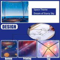 Carpa Espacial Para Niños Pop up Gran Espacio Juguete De Playa Pretendida Para Interior Y Exterior Para Niños Y Niñas - details 5