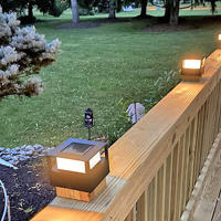 Lámpara Solar LED Impermeable Para Exterior Iluminación De Pared De Jardín Decorativa Para Camino Y Patio Luz De Columna Solar Para Jardín - details 2