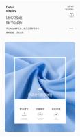 Camisa De Negocios Casual Para Hombre De Color Sólido Slim Fit Cuello En V Manga Larga Alta Calidad Sin Planchar Moda Clásica - details 1