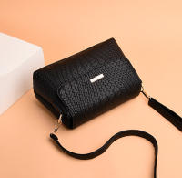 Bolso De Hombro Negro Para Mujer De Cuero PU Color Sólido Bolso Cruzado Mensajero Monedero Mano Bolsos De Moda - details 8