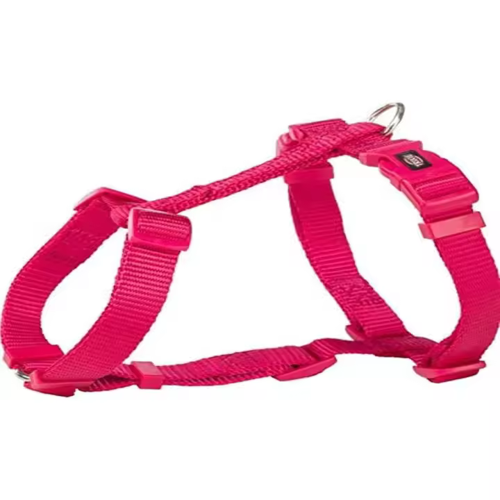 TRIXIE Arnés NEW Premium, M–L: 52–75cm/20mm, Fucsia - 1