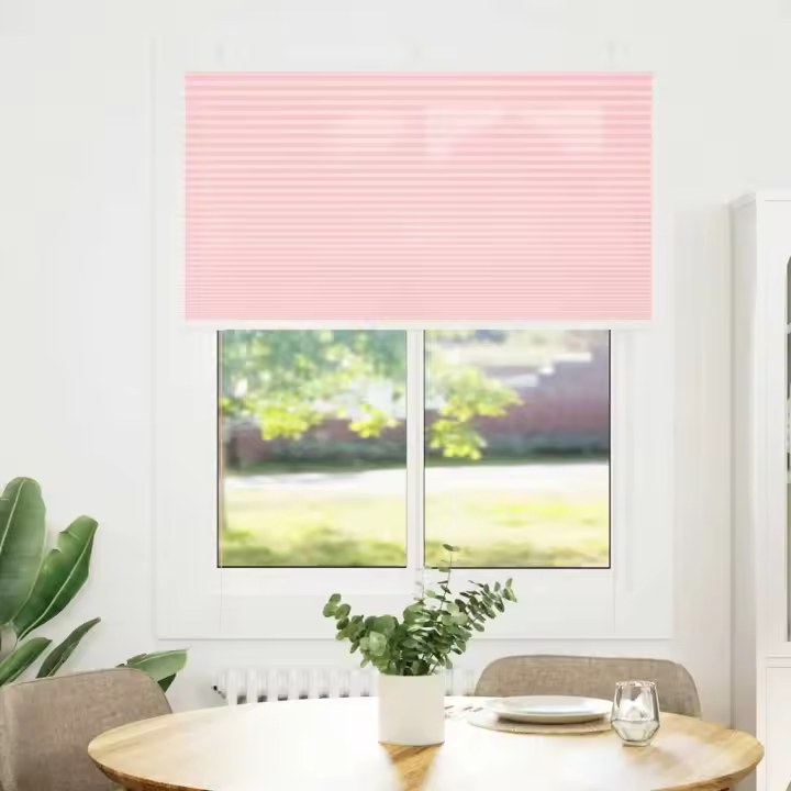 Estor Plisado rosa 105x100 cm Tela Ancho 104,4 cm Poliéster - 1