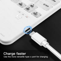 Teclado Inalámbrico Bluetooth Con Retroiluminación RGB Y Touchpad Para iPad IOS Android Windows Teclas Transparentes GOOJODOQ - details 4