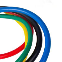 Banda De Resistencia Con Manijas Para Ejercicio Y Entrenamiento De Fuerza Para Hombres Y Mujeres Equipo De Gimnasio Para El Hogar 5 Niveles De Dureza Bandas De Entrainamiento De Cuerpo Completo - details 3