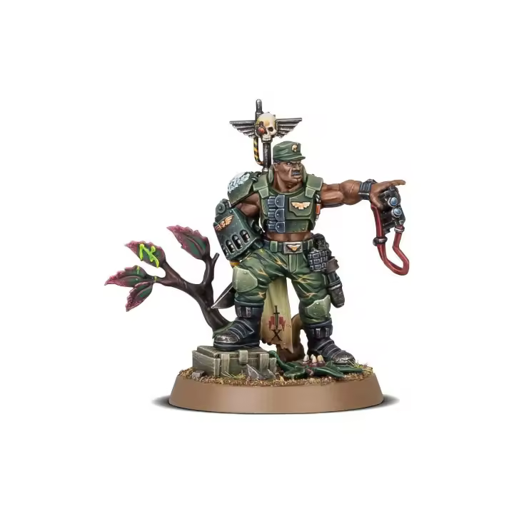 Warhammer 40k Games Workshop Astra Militarum Catachan Colonel - Limited Edition - 1