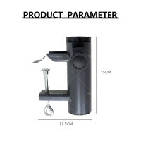 Gran soporte para sombrilla de exterior, clip para sombrilla, base grande para sombrilla de patio, soporte fijo, abrazadera de plataforma horizontal - details 1