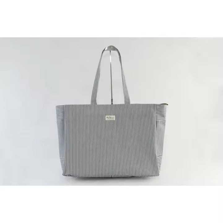 Bagsgarden- Bolso de playa impermeable rayas, gran capacidad para traje de baño y toallas, ideal para natación, gimnasio y playa - 1