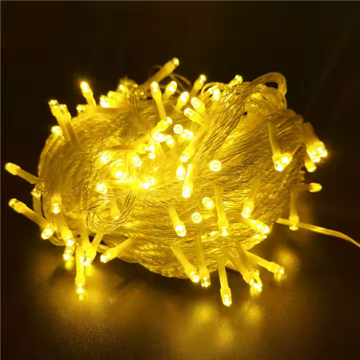 Luz De Cadena LED 10M Para Navidad Impermeable 100 LEDs Decoración De Árbol Y Fiesta Navideña Luz Faeira Para Interior Y Exterior - 1