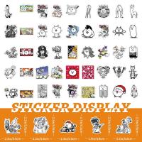 Pegatinas the Battle Cats 10/30/50PCS Dibujos Animados Divertidos Para Laptop Teléfono Guitarra Bicicleta Patineta Scrapbooking Decales PVC - details 5