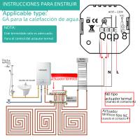 Termostato Inteligente WiFi Controlador De Temperatura Para Calentamiento De Piso Eléctrico Y Agua Calentador De Gas Con Alexa Google Home - details 13