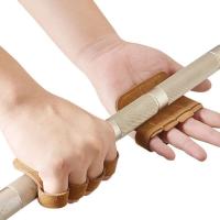 Guantes De Levantamiento De Peso De Cuero Protección De Mano Para Hombres Y Mujeres Gimnasia Ejercicios De Pesas Asistidas Agarraderas De Entrenamiento - details 11