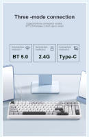 Teclado Mecánico AULA F99 Bluetooth 5.0/2.4G Wireless/Wired 99 Teclas Teclado De Juego Personalizable Montado En Ganchos Para Escritorio Y Laptop - details 12