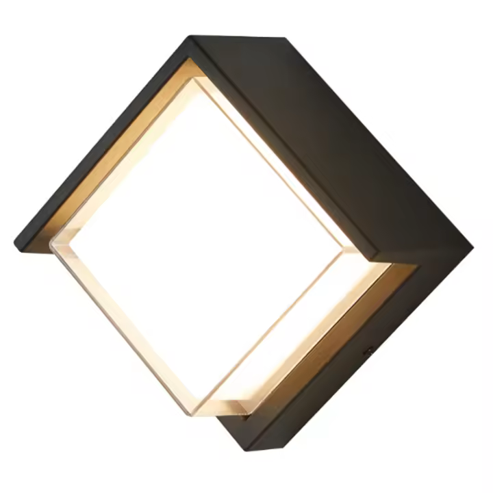 Lámpara De Pared LED Impermeable IP65 Para Exterior Luz De Exterior Moderna En Negro Decorativa Y Funcional Iluminación Exterior Sconce - 1