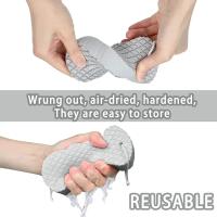 Alfombrilla De Baño Con Esponja De Silicona Y Cepillo Para Lavar Los Pies Reutilizable Y Adhesiva En La Pared Masajeador De Pies Para Ducha - details 9