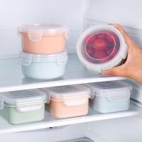 Caja De Almacenamiento De Alimentos Para Nevera Con Tapa De Plástico Acero Inoxidable Y Plástico Para Mariscos Frutas Verduras Caja De Picnic Moderna - details 47