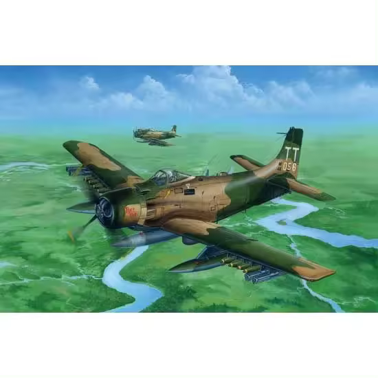 TROMPETER 02254 A-1J AD-7 SKYRAIDER 1/32 - 1