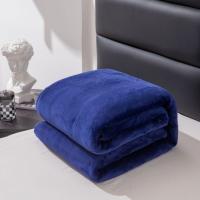 Manta De Felpa Gruesa De Color Sólido 1pc Adecuada Para Todas Las Estaciones Lavable En Máquina Estilo Sencillo Para El Hogar - details 5