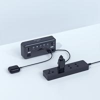 Despertador Digital LED Timits con Doble Alarma y 8 Tonos - Reloj Despertador con Volumen y Brillo Ajustables - Reloj Digital Sobremesa con Snooze - Alimentación por Cable USB (Nero) - details 3