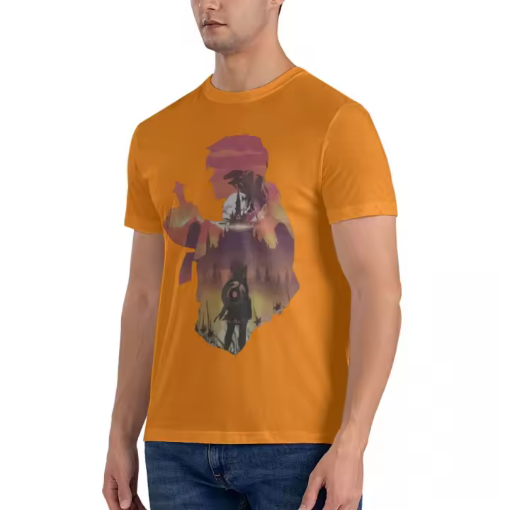 Camiseta Zelda Tear of the Kingdom Para Adulto Estilo Casual Transpirable Y De Secado Rápido Manga Corta Para Uso Diario - 1