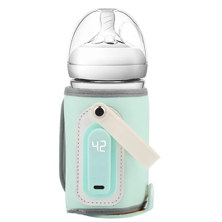Calentador de Botella de Bebe Portátil Dr. Isla Microfibra PU, Película de Calor, Bolsa de Botella para Madre y Bebe - 1