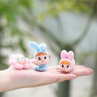 Muñeca Bebé Llorona Mini Juguete Ornamento Para Coche Consola Central Lindo Muñeco De Burbujas Para Niños Regalo De Juguetes DIY - details 8