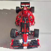 Bloques De Construcción Técnicos F1 2021 Mod F488 GTE "AF Corse #51" Juguete De Bloques De Crea Tu Propio Modelo De Carreras De Fórmula 1 Dificultad Alta Para Adultos - details 7