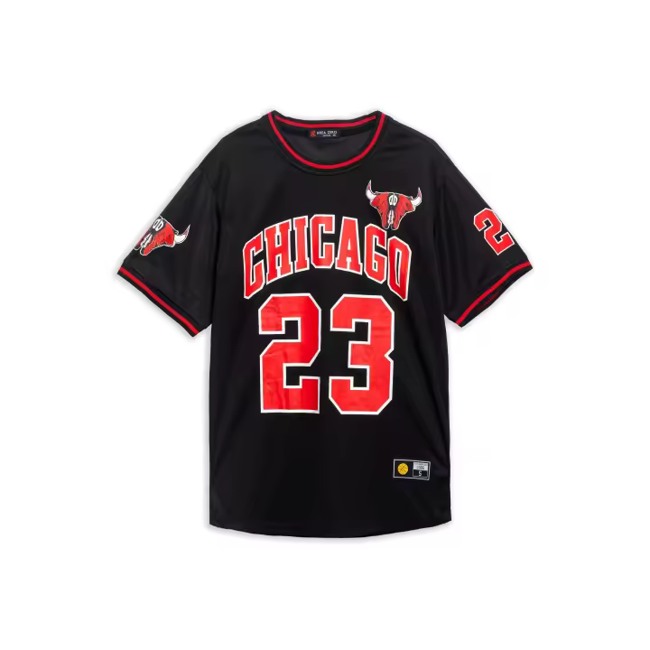 Camiseta Area Zero Negra Chicago 23 Sport Tee - 1
