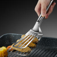 Pinzas De Asar Multifuncionales De Acero Inoxidable Para Cocina Pinza Antideslizante Para Carne Herramienta De Cocina Eco-amigable - details 8