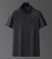 Camisa Polo De Verano Para Hombres Diseño De Moda Bordado Algodón De Seda Transpirable Casual Negocios Manga Corta - details 10
