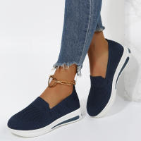 Zapatos de mujer de talla Grande, Nuevos, de Primavera y Verano, Planos, informales, de Malla transpirable, Con Suela Gruesa, Deportivos e informales. - details 19
