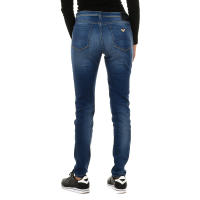 Armani-Pantalón Largo Tejano Efecto Gastado 3Y5J28-5D0ZZ para Mujer