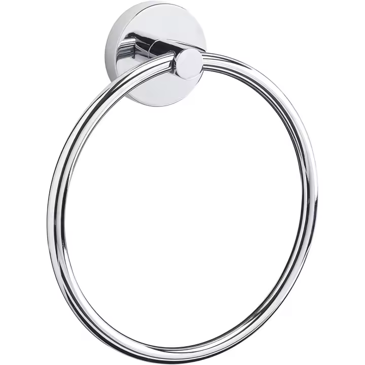 Anillo de Toalla de Acero Inoxidable Contemporáneo Soporte de Toalla de Baño Cuadrado de Estilo Hotel Montaje Distintivo Artículos de Baño y Dormitorio - 1