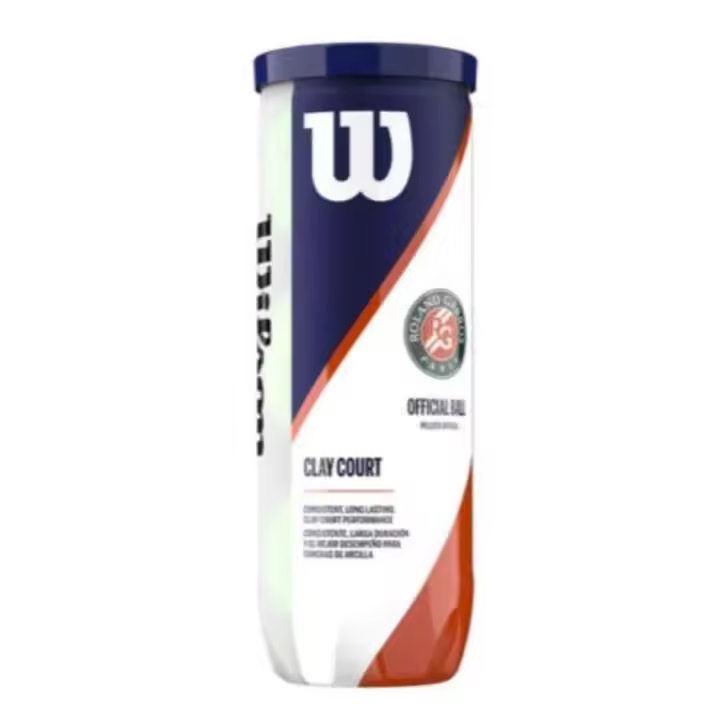Pelotas Tenis Wilson Roland Garros Clay Bote 3 Pelotas - 1