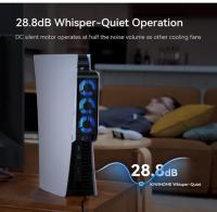 Ventilador de Refrigeración para PS5 con LED, Velocidad Automática, Concentradores USB3.0 para Disco PS5 y Edición digital, No para PS5 Slim&PS5 Pro (Blanco) - details 4