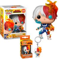 Funko PAck Figura y llavero Pop y Keychain Todoroki   My Hero Academia     Pop Vinyl  372  Boku no hero Figura ANime - details 0