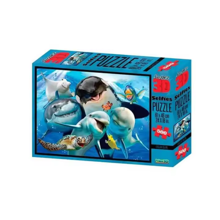 Toy Partner Puzzle 3D Selfie Océano 500 Piezas para Niños +5 Años - 1