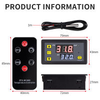 Controlador De Temperatura Digital Mini W1608 Termostato Regulador De Calor Y Frío Con Control Remoto Y Sensor Para El Hogar - details 5