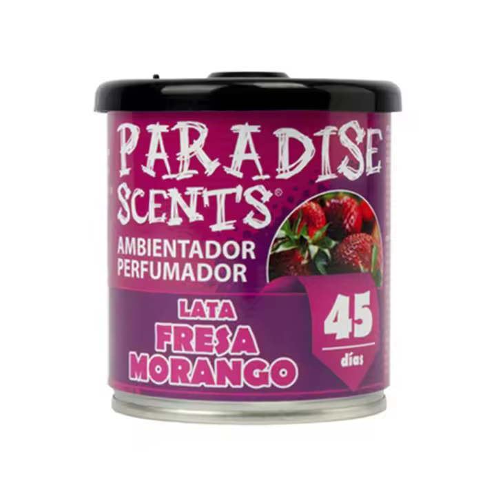 Paradise Scents PER80123 - Perfumador lata gel fresa - Hasta 45 días - 1